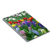 Kleurrijke veestbloementuin notitieboek (Rechterzijde)