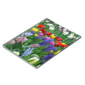 Kleurrijke veestbloementuin notitieboek (Linkerzijde)