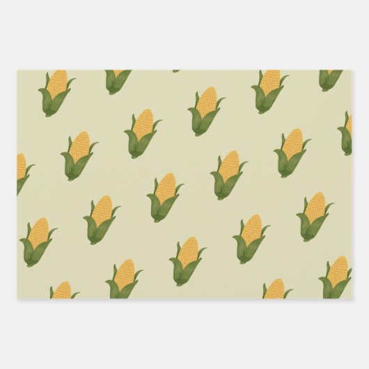 Kleurrijke Veggie Wrapping Paper Pack (Voorkant 3)