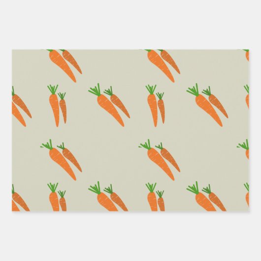 Kleurrijke Veggie Wrapping Paper Pack (Voorkant)