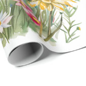 Kleurrijke veld Wildbloemen bruiloft / douche Cadeaupapier (Rol Hoek)