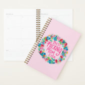 Kleurrijke ventilator met beste F*cking mam ooit Planner (Display)