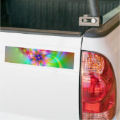 Kleurrijke ventilator met linten bumpersticker (Op Truck)