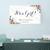 Kleurrijke ventilatorbanner Baby shower groot Spandoek (Beurs)