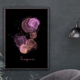 Kleurrijke verbeelding poster