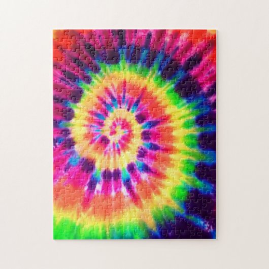 Kleurrijke verdraaide regenboogspiraalverlichting legpuzzel (Verticaal)