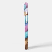 Kleurrijke Veren Case-Mate iPhone Case (Achterkant / Links)