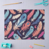 Kleurrijke Veren Decoupage Tissue Craft Tissuepapier (Craft)