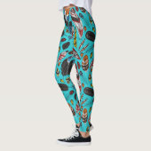Kleurrijke veren leggings (Links)