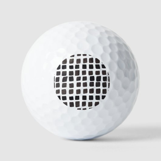 Kleurrijke veren: Schattige  patroon Golfballen (Voorkant)