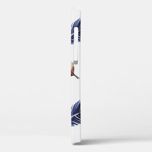 Kleurrijke Veren Tribal Textuur Case-Mate iPhone Case (Achterkant / Links)