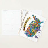 Kleurrijke Verenigde Staten Kaart voor Reizigers - Planner (Display)