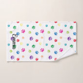 Kleurrijke verf afdrukken bad handdoek (Handdoek)