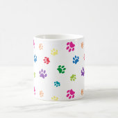 Kleurrijke verf afdrukken koffiemok (Center)