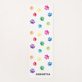 Kleurrijke verf afdrukken op maat yogamat (Voorkant)