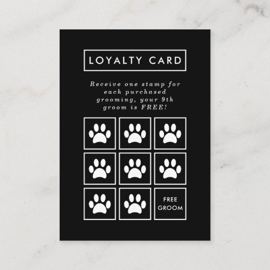 Kleurrijke verf drukt professioneel snoepgoed klantenkaartje (Achterkant)