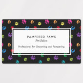 Kleurrijke verf drukt professioneel snoepgoed labels (Design 1)