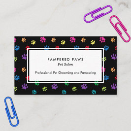 Kleurrijke verf drukt professioneel snoepgoed visitekaartje