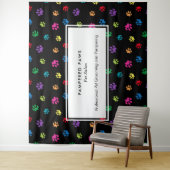 Kleurrijke verf drukt professioneel snoepgoed wandkleed (In situ)