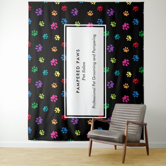 Kleurrijke verf drukt professioneel snoepgoed wandkleed (In situ)