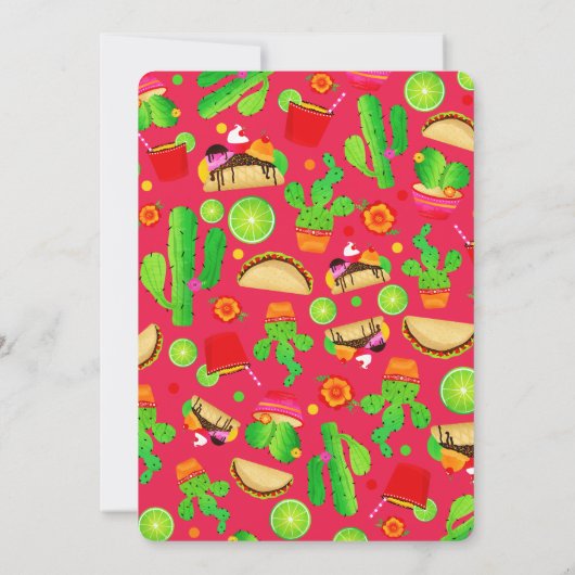 Kleurrijke Verf Fiesta UNO 1e Verjaardag Party Fot Kaart (Achterkant)