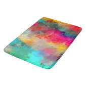 Kleurrijke verf op beton badmat (Gekanteld)