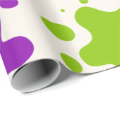 Kleurrijke verf spat cadeaupapier (Rol Hoek)