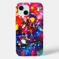 Kleurrijke verf Splatter Canvas Art