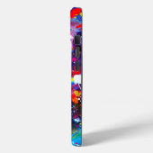 Kleurrijke verf Splatter Canvas Art Case-Mate iPhone Case (Achterkant / Links)