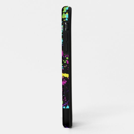Kleurrijke verf Splatter- Case-Mate iPhone Case (Achterkant/links)