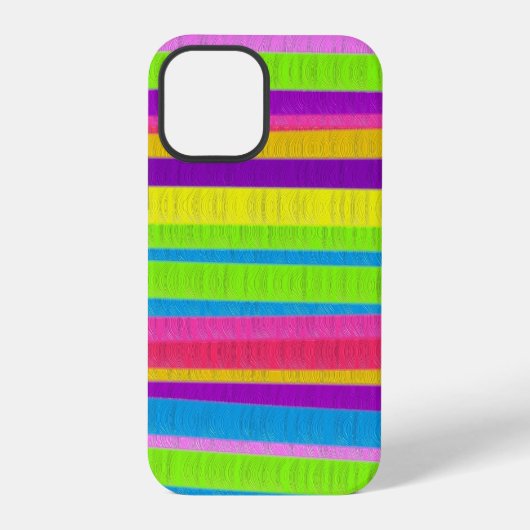 Kleurrijke verfafbijtmiddelen iPhone hoesje (Achterkant)