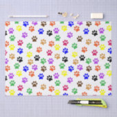 Kleurrijke verfafdrukken | Aangepast Tissuepapier (Craft)