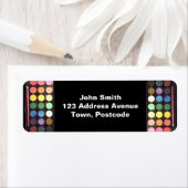 Kleurrijke verfdoos Regenboog Etiket (Insitu)