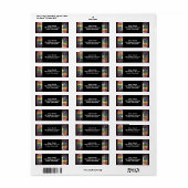 Kleurrijke verfdoos Regenboog Etiket (Full Sheet)