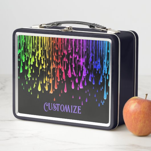 Kleurrijke verfdruppels (In situ)