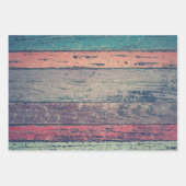  kleurrijke, verfijnde of verharde houten korrels inpakpapier vel (Voorkant 2)