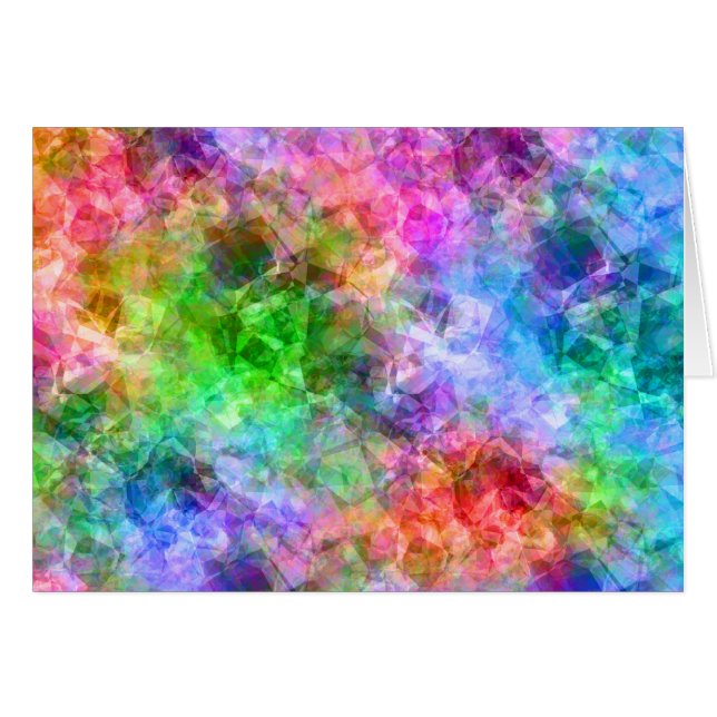 Kleurrijke verfijnde textuur (Voorkant Horizontaal)