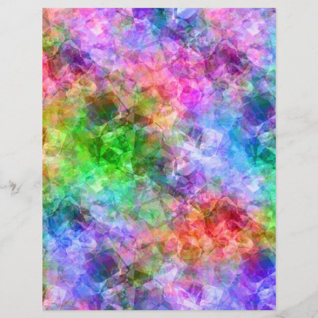 Kleurrijke verfijnde textuur (Voorkant)