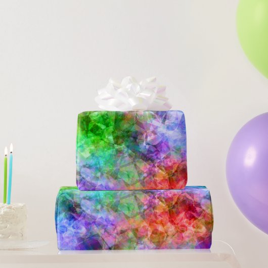 Kleurrijke verfijnde textuur cadeaupapier (Feestgeschenken)