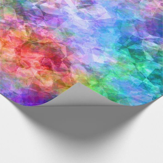 Kleurrijke verfijnde textuur cadeaupapier (Hoek)