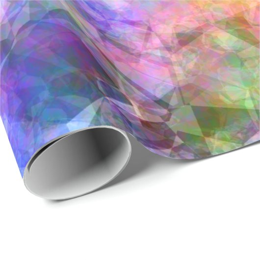 Kleurrijke verfijnde textuur cadeaupapier (Rol Hoek)
