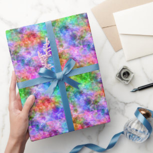 Kleurrijke verfijnde textuur cadeaupapier
