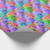 Kleurrijke verfijnde textuur cadeaupapier (Hoek)