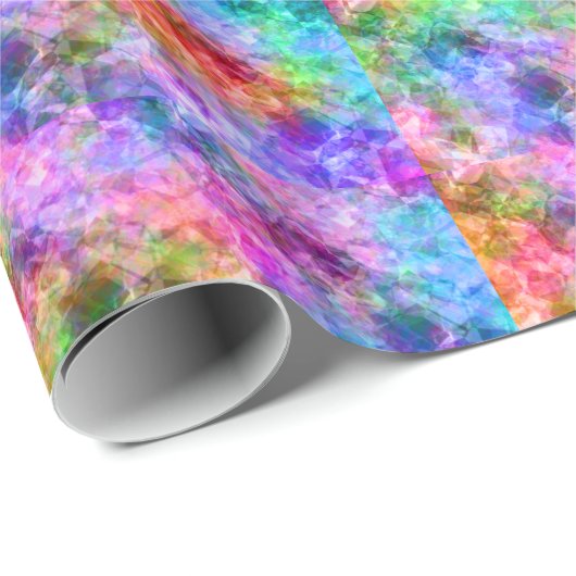 Kleurrijke verfijnde textuur cadeaupapier (Rol Hoek)