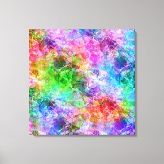 Kleurrijke verfijnde textuur canvas afdruk (Voorkant)