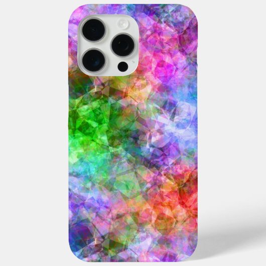 Kleurrijke verfijnde textuur Case-Mate iPhone case (Achterkant)