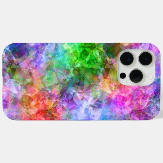 Kleurrijke verfijnde textuur Case-Mate iPhone case (Achterkant (horizontaal))