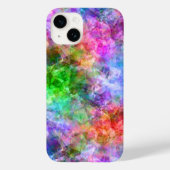 Kleurrijke verfijnde textuur Case-Mate iPhone case (Achterkant)