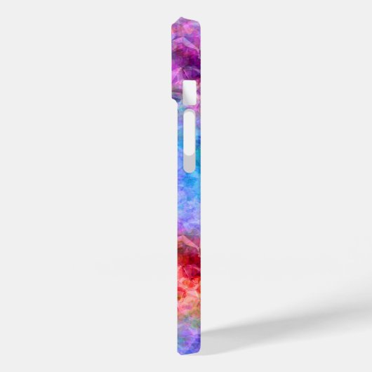 Kleurrijke verfijnde textuur Case-Mate iPhone case (Achterkant / Links)