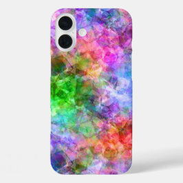 Kleurrijke verfijnde textuur iPhone 16 plus hoesje